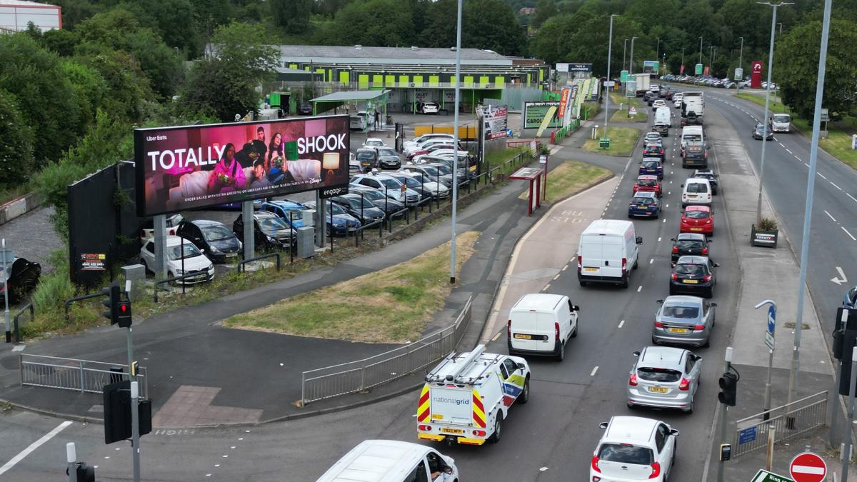 Leeds Crossroads D96 Digital Advertising Board