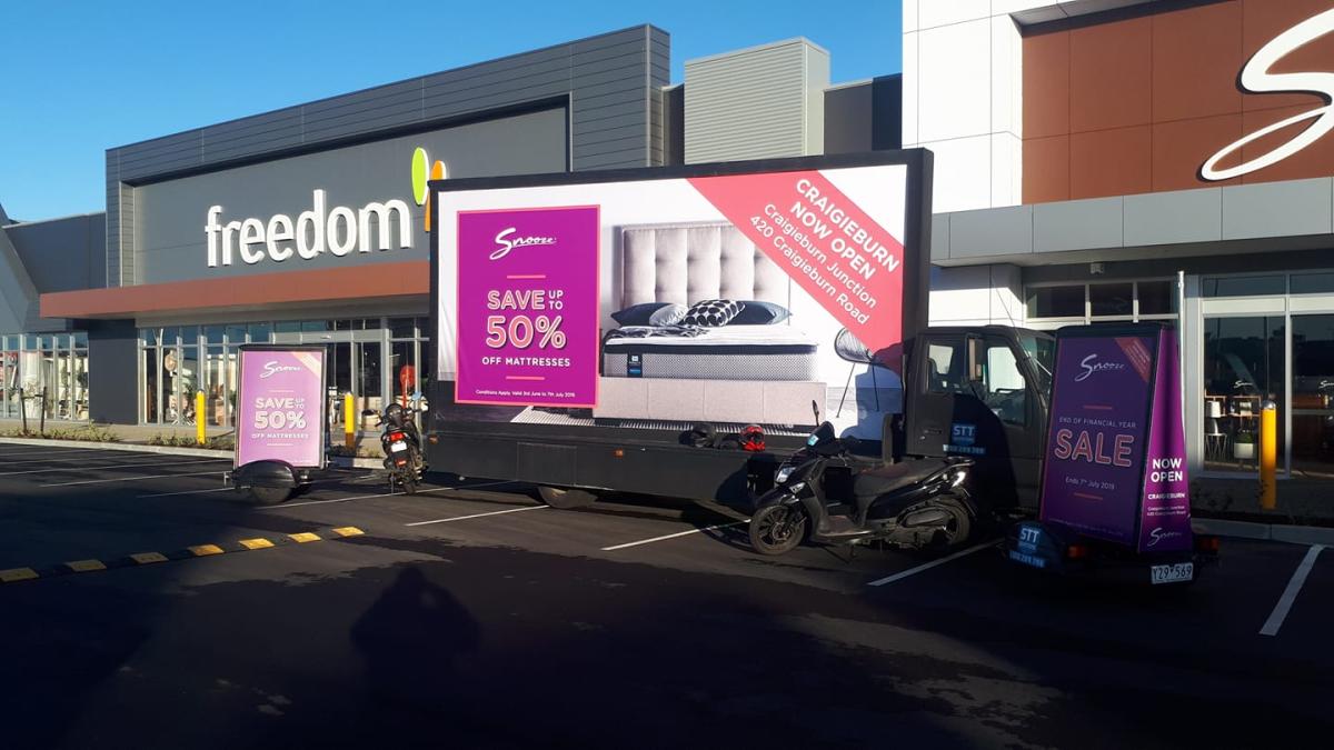 Traditional Mobile Billboards - Brisbane/Gold Coast