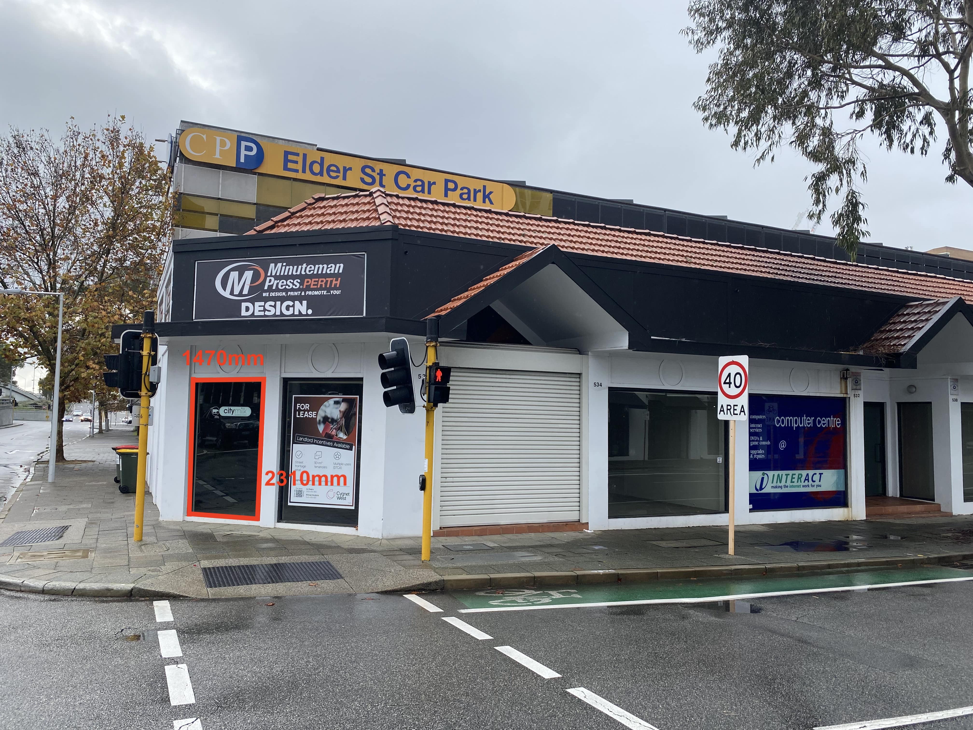 Cnr Location facing Murray & Elder St