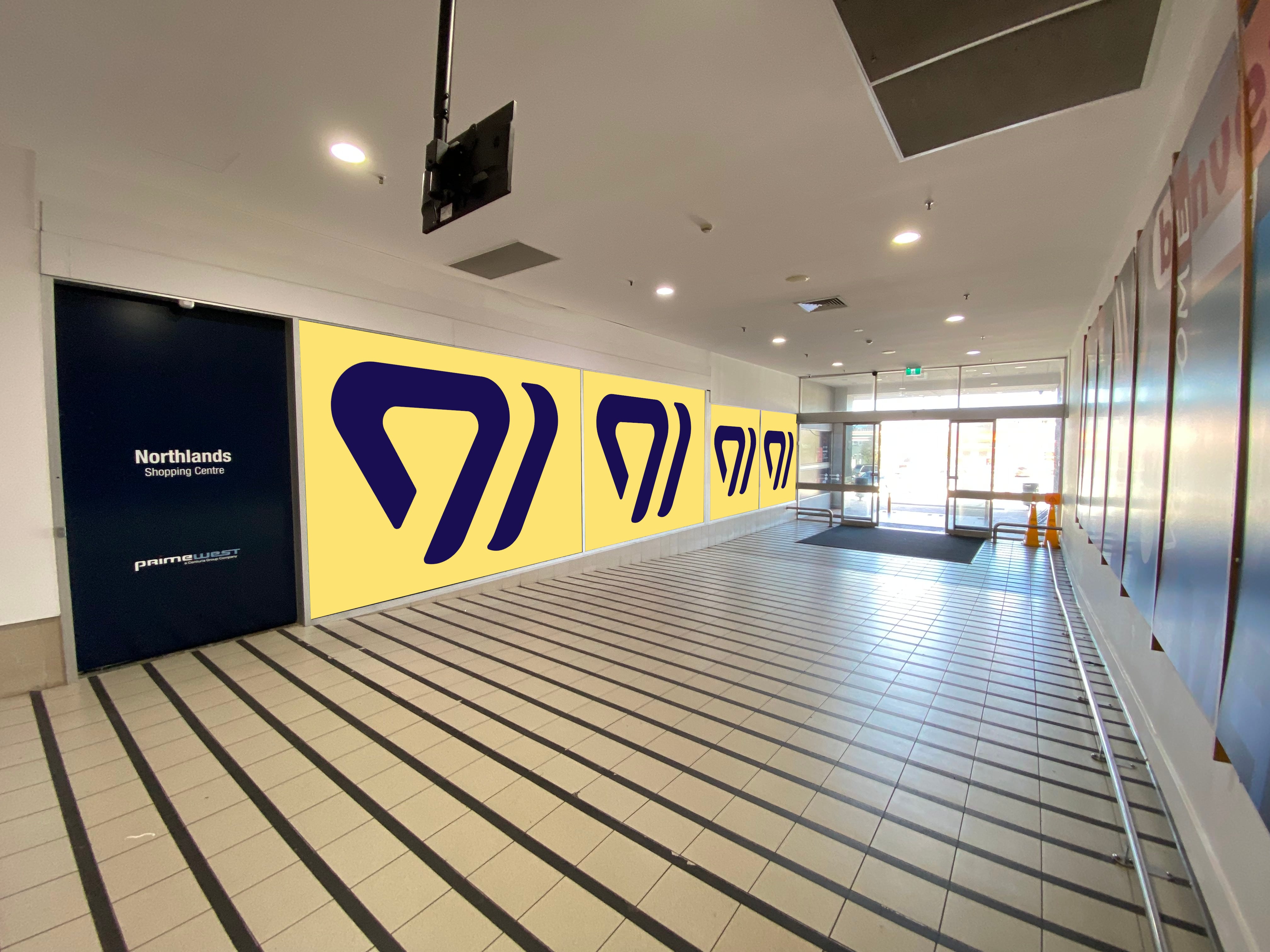 Signage Opportunity At Shopping Centre Entrance