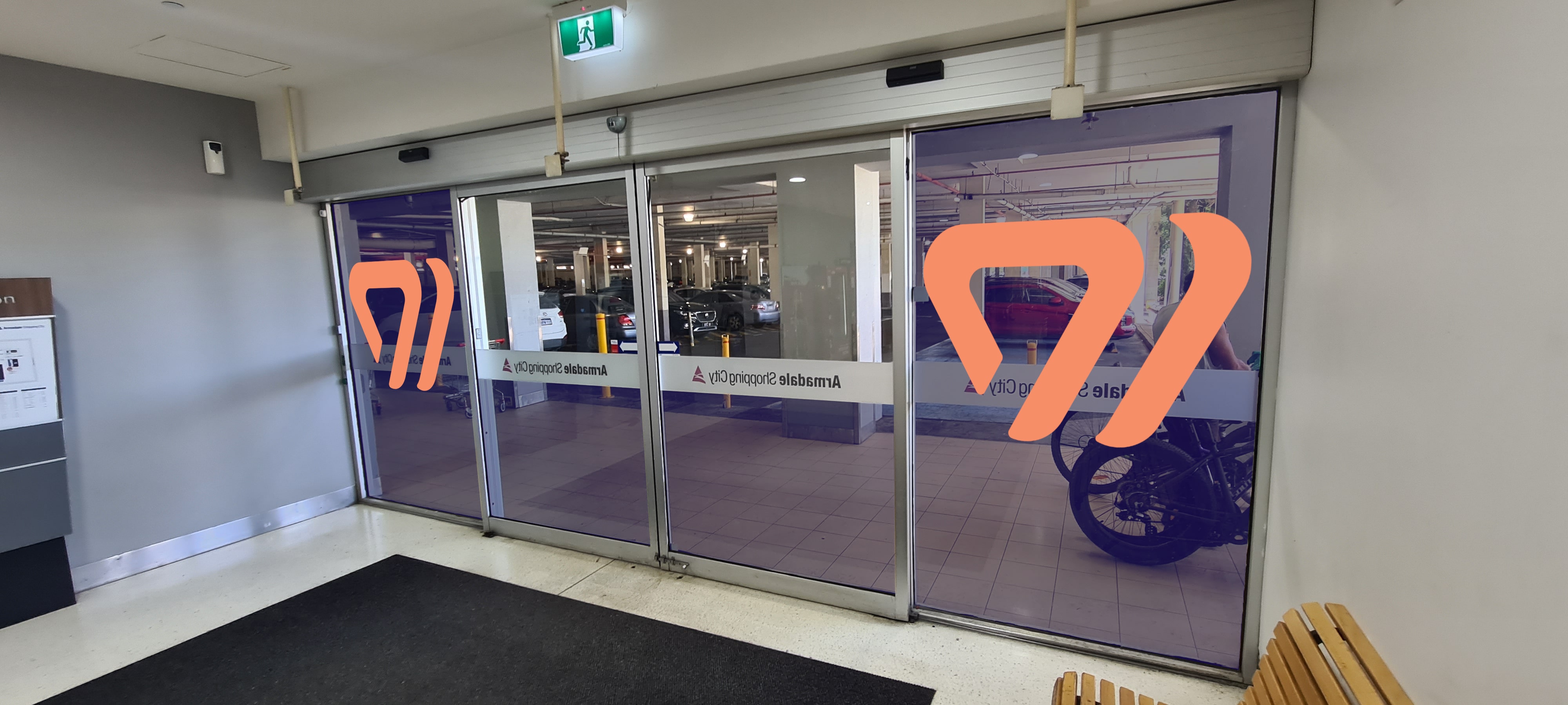Internal Signage Opportunity - Carpark JB HiFi Entrance